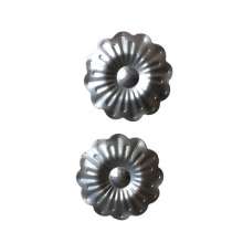Iron accessories iron flower diameter 85mm round leaf sunflower sunflower flower fence fence decorative flower
