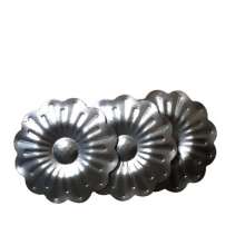 Iron accessories iron flower diameter 85mm round leaf sunflower sunflower flower fence fence decorative flower