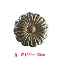 Wrought iron stamping flower leaf accessories Sunflower small round flower disc flower Wrought iron decorative flower Factory direct sales