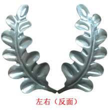 Wrought iron accessories iron stamping flower leaf courtyard gate guardrail fence decorative leaf factory direct sales