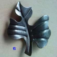 Iron plate stamping flower leaf Stamping decorative flower leaf Iron decorative stamping accessories The left and right points of the flower leaf