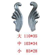 Wrought iron accessories iron sheet stamping welding flower leaf phoenix tail leaf fence guardrail gate and other decorative leaf factory direct sales