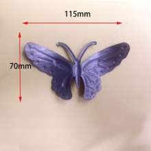 Wrought iron stamping flower leaf Iron stamping butterfly Iron stamping butterfly Stamping accessories