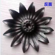 Wrought iron stamping sunflower stamping sunflower gate handrail guardrail decorative flower accessories