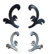 Wrought iron fittings Mosaic iron gate Mosaic stamping Mosaic iron flower 130*80 Factory direct sales