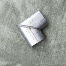 Zinc steel guardrail accessories 30*60/40*80/38*77 right angle two-way elbow oval tube corner connector