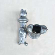 Wrought iron fence accessories sleeve stamping joint iron skin joints vase square tube decoration welding perforated 25 tube special
