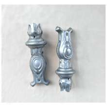 Wrought iron fence accessories sleeve stamping joint iron skin joints vase square tube decoration welding perforated 25 tube special