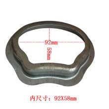 Wrought iron accessories bread tube stamping foot cover shaped tube cover buckle cover fence guardrail decorative cover factory direct sales