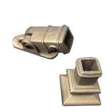 Wrought iron railing aluminum mounting feet stair aluminum movable mounting feet 14 square mouth factory direct sales