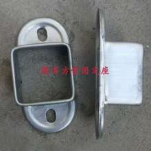 Zinc steel guardrail accessories cross bar connector round head fixed seat square tube special 25/30/32/35/40/50/60