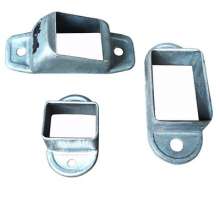 Zinc steel guardrail accessories cross bar connector round head fixed seat square tube special 25/30/32/35/40/50/60