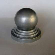 Iron accessories galvanized round pipe column cap cap fence guardrail decoration accessories 30-116mm
