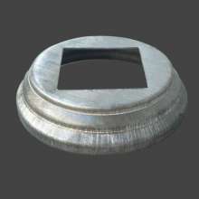 Iron accessories, round bottom 110 stamping foot cover, 50 square tube special, fence guardrail decorative bottom cover to cover the ugly cover