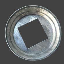 Iron accessories, round bottom 110 stamping foot cover, 50 square tube special, fence guardrail decorative bottom cover to cover the ugly cover