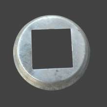 Iron accessories, round bottom 110 stamping foot cover, 50 square tube special, fence guardrail decorative bottom cover to cover the ugly cover