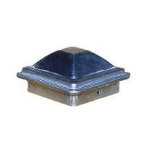Traffic guardrail 80*80/100*100 square pipe column cap pagoda column cap zinc steel guardrail accessories factory direct sales