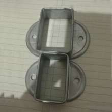 Zinc steel fittings national seat 20*40/30850/40*60 balcony fence traffic guardrail connector