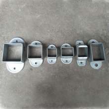 Zinc steel fittings national seat 20*40/30850/40*60 balcony fence traffic guardrail connector