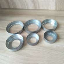 Galvanized round pipe decorative cover foot cover cover ugly cover fence escalator pipe cover factory direct sales