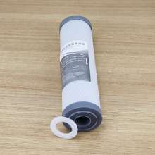 Water purifier 10 inch flat mouth rear sintered carbon rod filter element. Filter element. Effectively remove peculiar smell and improve taste. King general accessories