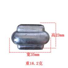 20 square pipe joint square hole insertion fittings fence guardrail decorative perforated pieces 20 pipe special factory direct sales
