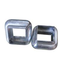 20 square pipe joint square hole insertion fittings fence guardrail decorative perforated pieces 20 pipe special factory direct sales