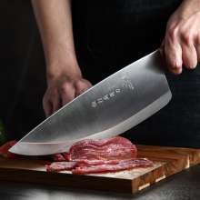 Miao Butler Hand Forged Sharp Knife Butcher Knife Boning Knife Butcher Professional Meat Cutting Knife Slicing Knife Chef Knife