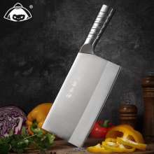 Miao Butler All-steel Chopping Knife Stainless Steel Kitchen Knife Chopping Bone and Meat Slicing Dual-use Chef Knife Household Kitchen Knife