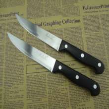 Pointed Fruit Knife with Plastic Handle, Portable Travel Knife, Multi-function Stainless Steel Fruit Knife