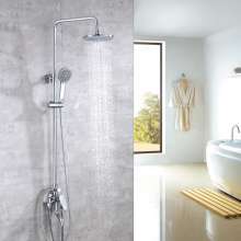 Surface-mounted copper shower. Shower set. Bathroom shower and shower hot and cold valve Mixing valve. Lifting shower