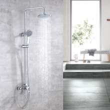 Shower set. Lifting shower. Pressurized hot and cold rain shower head shower shower. Triple mixing valve