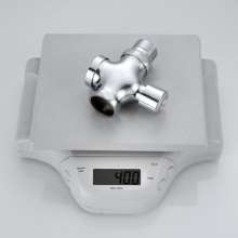 Flushing valve. Copper hand-pressing stool flushing valve. Self-closing toilet delay four-way. Flushing valve