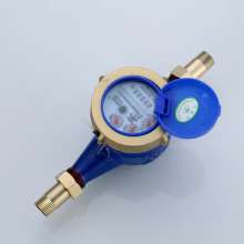Ningbo rotor wet type. Water meter digital pointer combination 6 points household copper plating connection high sensitive wholesale for renting room. Water meter