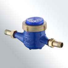 Ningbo rotor wet type. Water meter digital pointer combination 6 points household copper plating connection high sensitive wholesale for renting room. Water meter