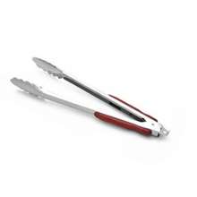 Factory direct sale bread clip with magnetic red handle stainless steel food food clip buffet clip barbecue clip