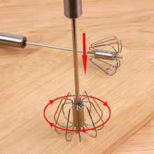 Semi-automatic egg beater manual hand-held butter and egg beater baking tool