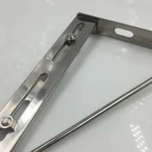 Stainless steel movable bracket. Kitchen single and double sink bracket. Wash basin tripod. Wash basin bracket. With curved bracket
