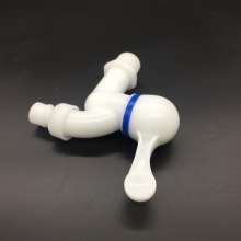 Guilin Hexin quick-open plastic white plastic faucet 4 minutes 6 minutes durable. Plastic faucet. Plastic faucet