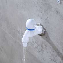 4 points 6 points plastic quick-opening faucet. Mop pool single cold faucet PP sanitary ware. Rubber faucet. Faucet