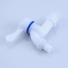 4 points 6 points plastic quick-opening faucet. Mop pool single cold faucet PP sanitary ware. Rubber faucet. Faucet
