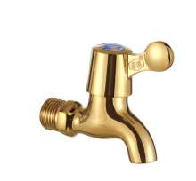 Chunhong brand 4 points DN15 gold-plated polished quick-opening faucet faucet. Washing machine. All-bronze faucet. Golden 86032 faucet