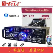 Mini Mini Power Amplifier Speaker Power Amplifier Card U Disk Bluetooth 5.0 DC 12V 220V Bluetooth Home Power Amplifier Home Power Amplifier Mini Power Amplifier Power Amplifier BT-283