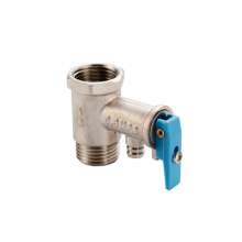 Electric water heater pressure reducing valve DN15. Copper 0.75mpa safety valve pressure relief valve. Household 4 points. Safety valve