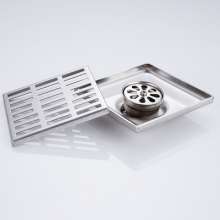 Room bathroom 304 stainless steel floor drain. Stainless steel mesh self-sealing floor drain for household use