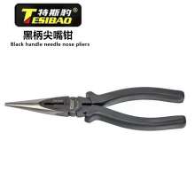 Tesi Leopard American black handle needle nose pliers 6 inch 150mm needle nose pliers needle nose pliers wire cutters vise pliers clamp pliers