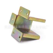 Color-plated galvanized wood square bracket, bed close reaming bed bracket, bed beam cross bracket connecting piece, hardware accessories, factory direct supply