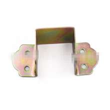 Thick U-shaped wooden square bracket, color-plated bed, reaming bed hook connector, angle iron hardware accessories, factory direct supply