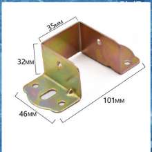 Bed support hardware thickening, bed reaming bed hardware fittings, connecting pieces, wooden square brackets, bed beams, horizontal brackets