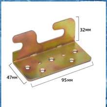 Thickened corner code, right-angle fixed bracket, triangular iron connecting piece, reinforced hardware laminate, furniture accessories